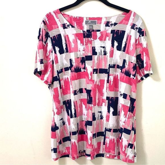JM Collection Tops - JM Collection Women’s top short sleeve size XLP
